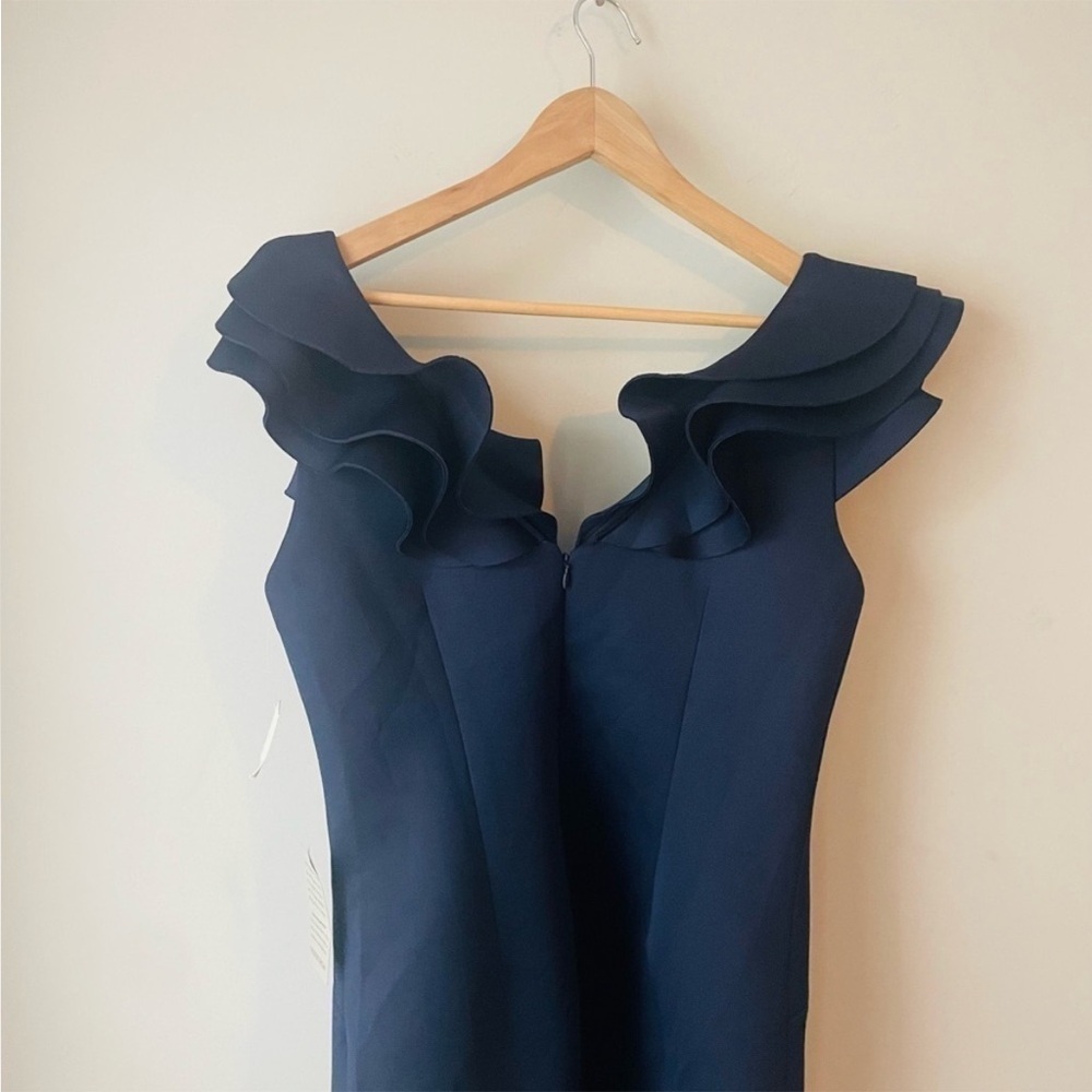 Eliza J Ruffled Cap Sleeve Bodycon Dress - Picture 2 of 5